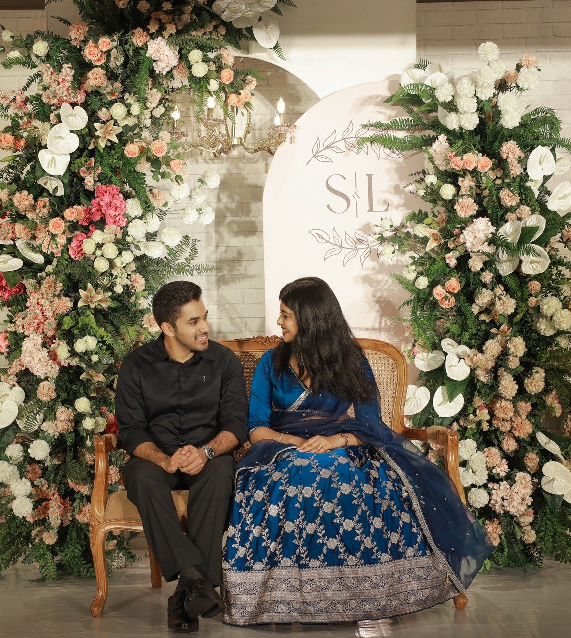 Liya and Sachin sharing a special moment